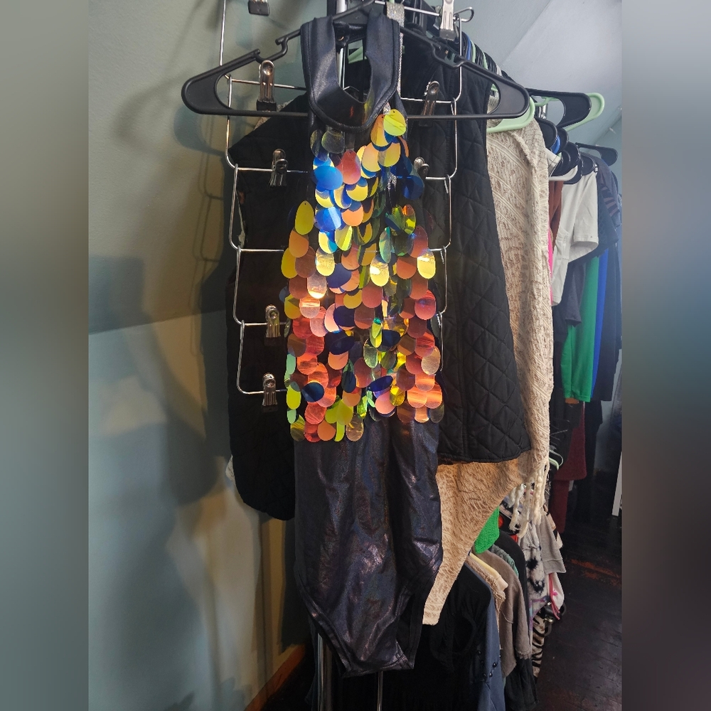 Colorful Sequin Bodysuit